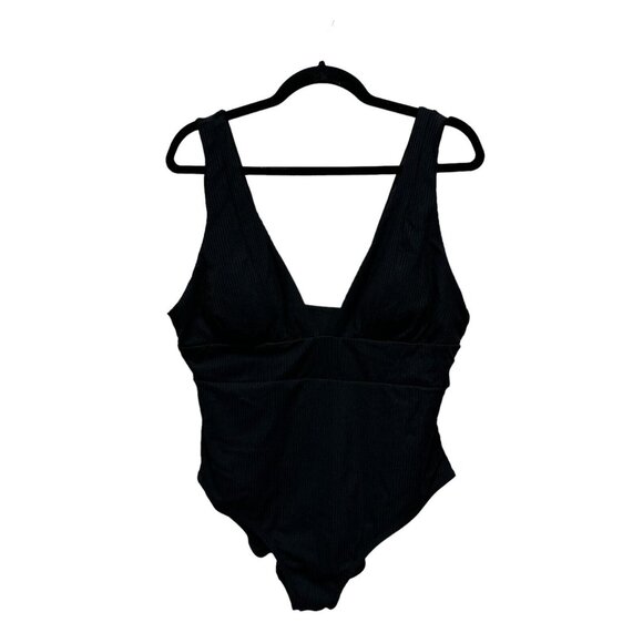 Maillot De Bain Une Pièce Kenneth Cole - Col Haut, Noir, Taille M, Neuf Avec étiquettes